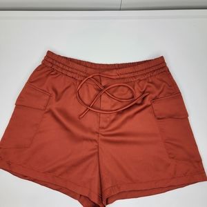 Satin Shorts; Zara; XS